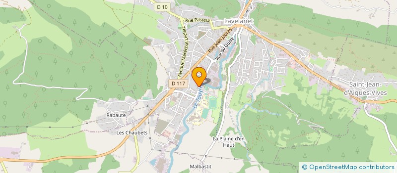 localisation de l'entreprise STADE LAVELANETIEN RUGBY à LAVELANET