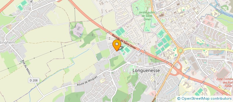 localisation de l'entreprise STADE LONGUENESSOIS  LONGUENESSE