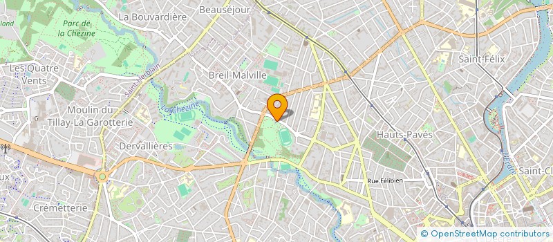 localisation de l'entreprise STADE NANTAIS ATHLETIC CLUB  NANTES