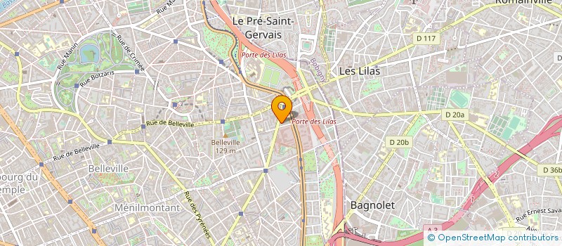 localisation de l'entreprise STADE NAUTIQUE DES TOURELLES à PARIS
