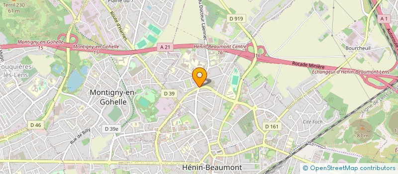 localisation de l'entreprise STADE NAUTIQUE LENSOIS à HENIN-BEAUMONT