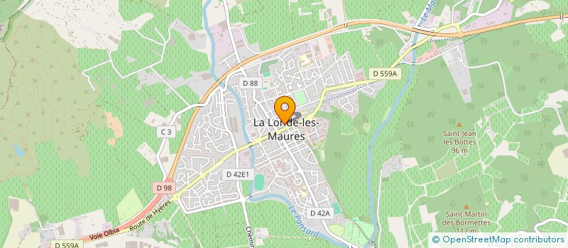 localisation de l'entreprise STADE OLYMPIQUE LONDAIS à LA LONDE-LES-MAURES