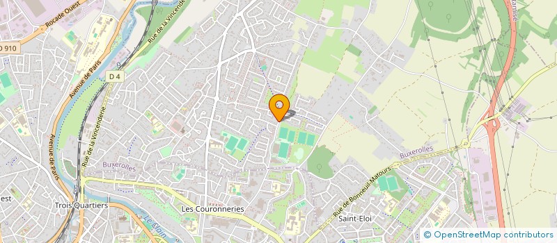 localisation de l'entreprise STADE POITEVIN D'ESCRIME à BUXEROLLES