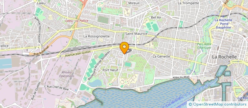 localisation de l'entreprise STADE ROCHELAIS  LA ROCHELLE