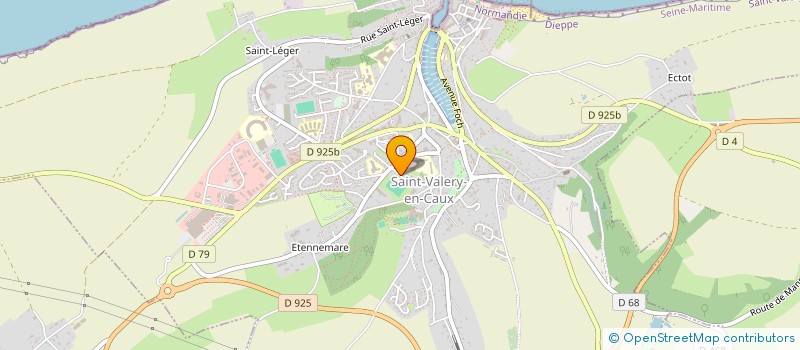 localisation de l'entreprise STADE VALERIQUAIS FOOTBALL  SAINT-VALERY-EN-CAUX