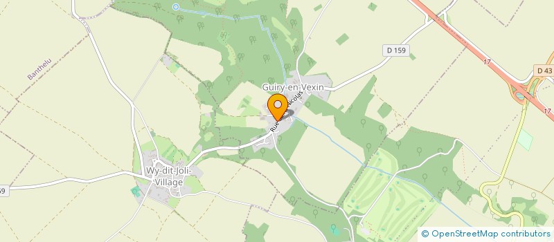 localisation de l'entreprise STADECO à GUIRY-EN-VEXIN