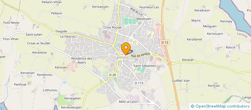 localisation de l'entreprise STADID à LANNILIS