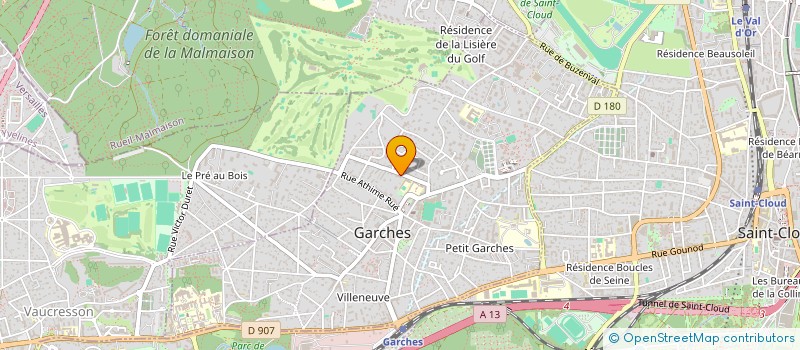 localisation de l'entreprise STADIMAX à GARCHES