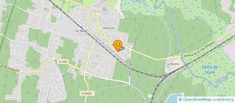 localisation de l'entreprise STADION  LE TEICH