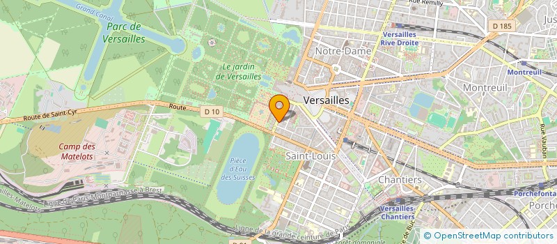 localisation de l'entreprise STADIUM 18 à VERSAILLES