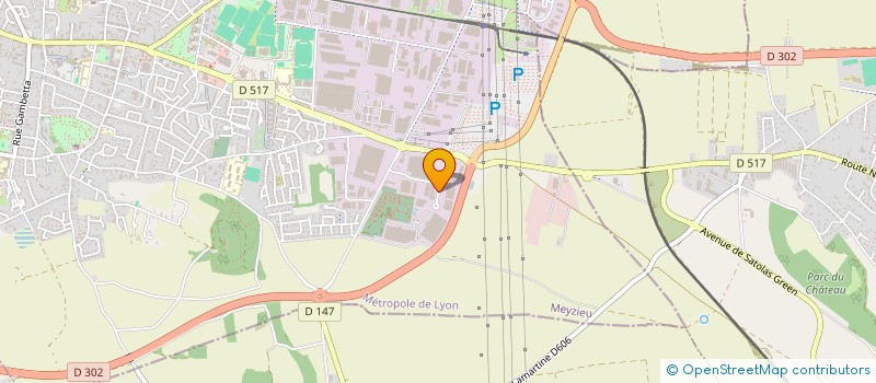 localisation de l'entreprise STADIUM 4  MEYZIEU