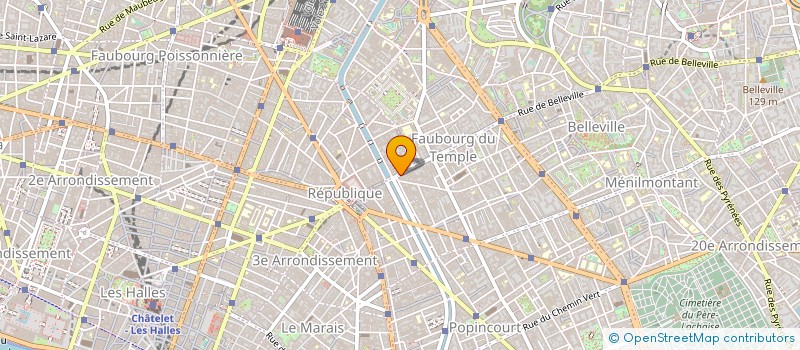 localisation de l'entreprise STADIUM US à PARIS