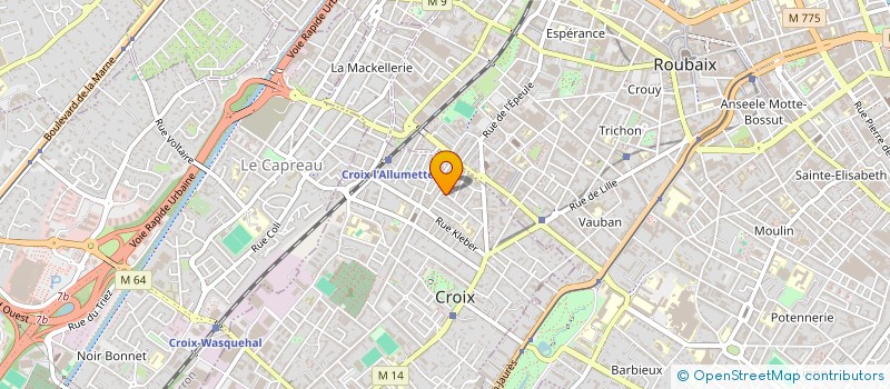 localisation de l'entreprise STAEL à CROIX