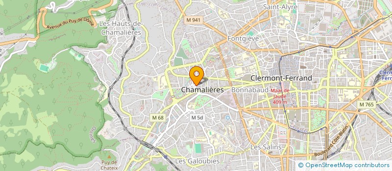 localisation de l'entreprise STAF  CHAMALIERES