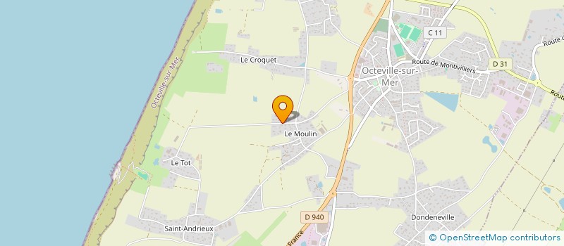 localisation de l'entreprise STAF  OCTEVILLE-SUR-MER