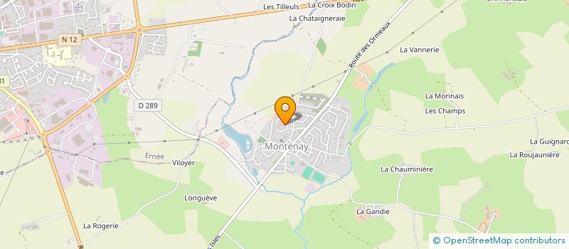 localisation de l'entreprise STAF  MONTENAY