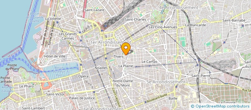 localisation de l'entreprise STAF-FO à MARSEILLE