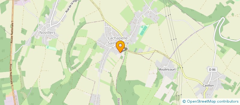 localisation de l'entreprise STAF.IMMO  LACHAPELLE-SAINT-PIERRE