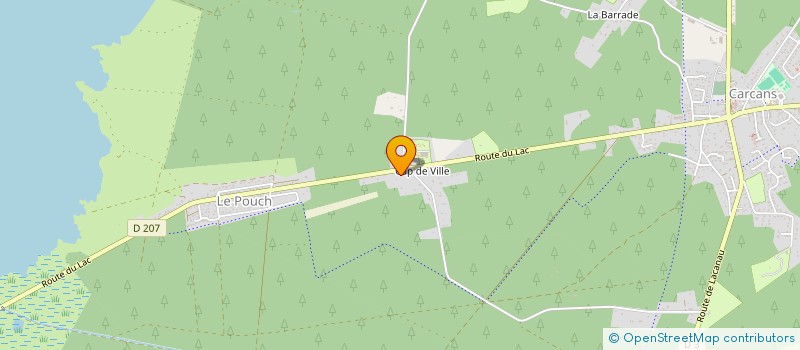 localisation de l'entreprise STAFAN  CARCANS