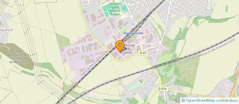 localisation de l'entreprise STAFF à GOUSSAINVILLE