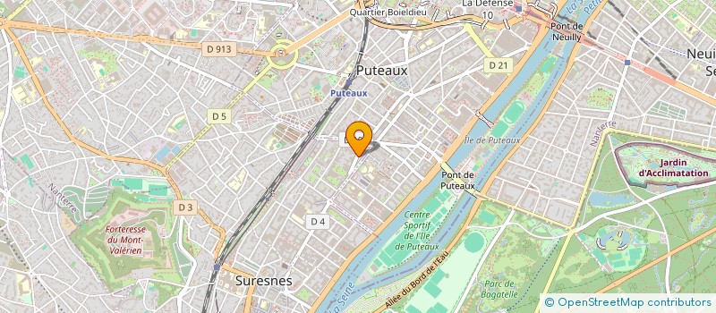 localisation de l'entreprise STAFF 92 à SURESNES
