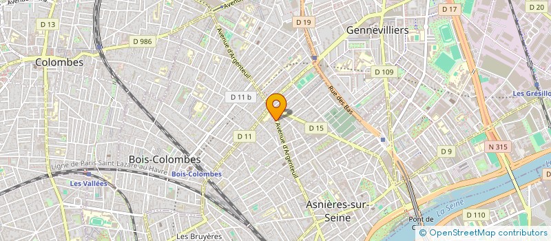 localisation de l'entreprise STAFF 92 à ASNIERES-SUR-SEINE