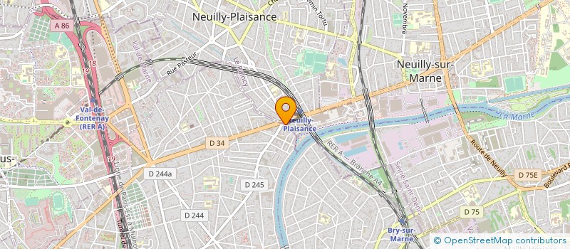 localisation de l'entreprise STAFF ENDUIT PEINTURE PLAFOND  LE PERREUX-SUR-MARNE