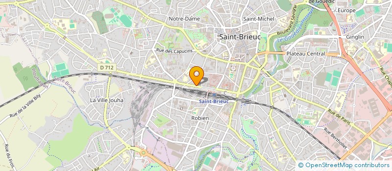 localisation de l'entreprise STAFF GROUPE à SAINT-BRIEUC