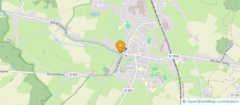 localisation de l'entreprise STAFF INDUSTRIE  FEIGNIES