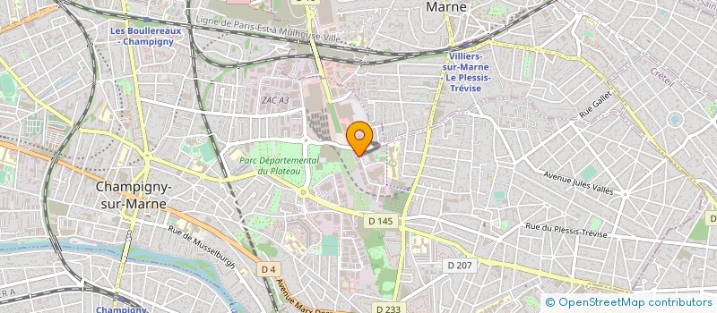 localisation de l'entreprise STAFF LUMIERE à CHAMPIGNY-SUR-MARNE
