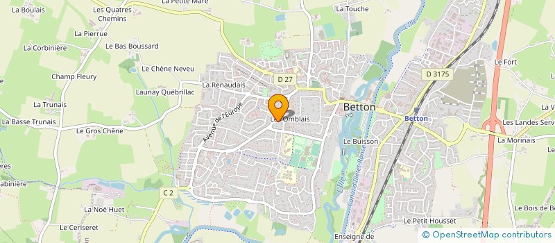 localisation de l'entreprise STAFF MANAGEMENT SOLUTION  BETTON