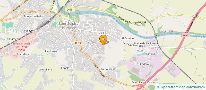 localisation de l'entreprise STAFF PARTENAIRE à SAINT-SULPICE-LA-POINTE