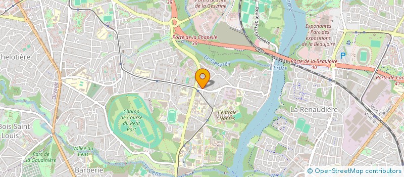 localisation de l'entreprise STAFF PARTICIPATIONS à NANTES
