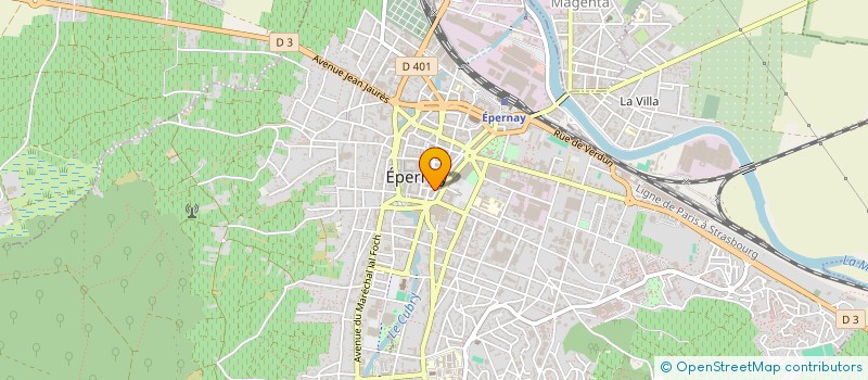 localisation de l'entreprise STAFF RECORDS à EPERNAY