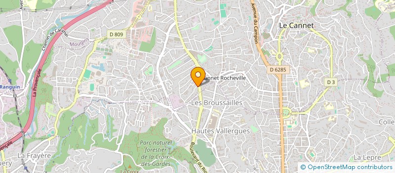 localisation de l'entreprise STAFF SALVA à LE CANNET