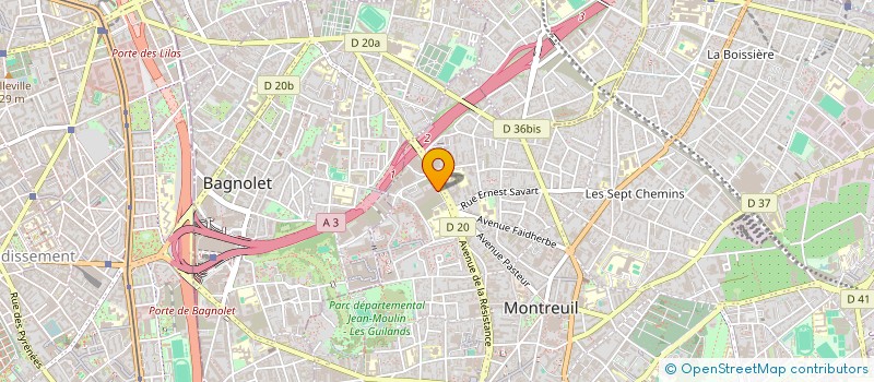 localisation de l'entreprise STAFF SECURITY PRIVEE à MONTREUIL