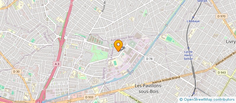 localisation de l'entreprise STAFF WORK  LES PAVILLONS-SOUS-BOIS