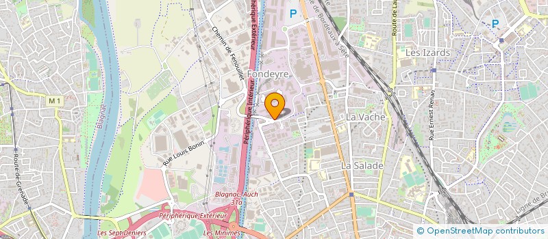 localisation de l'entreprise STAFFLOR à TOULOUSE
