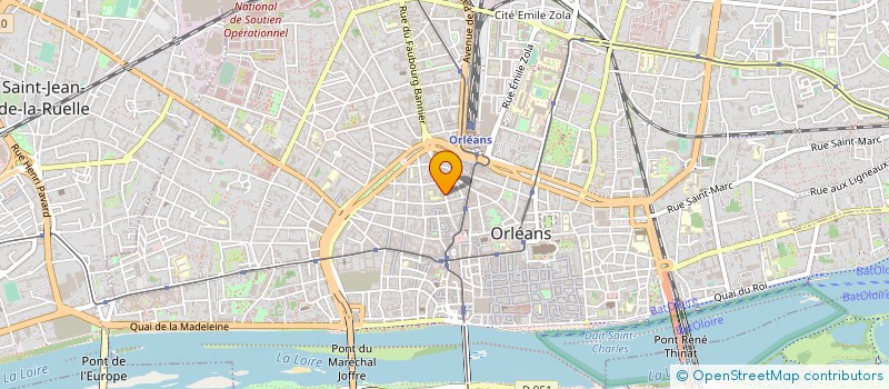 localisation de l'entreprise STAFFMATCH FRANCE 5 à ORLEANS