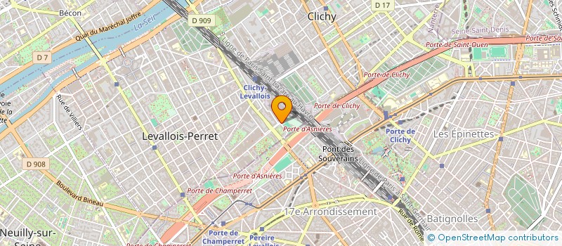 localisation de l'entreprise STAFFMATCH NEWCO à LEVALLOIS-PERRET