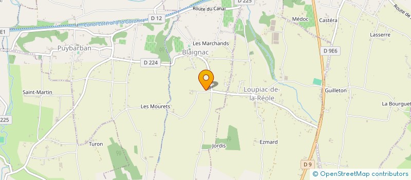 localisation de l'entreprise STAFI 33  BLAIGNAC