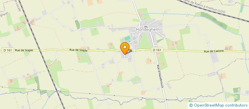 localisation de l'entreprise STAFI 59 à HONDEGHEM