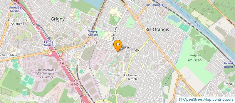 localisation de l'entreprise STAG à RIS-ORANGIS