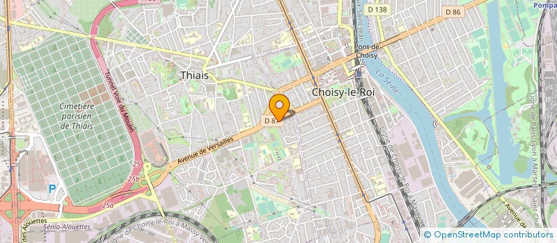 localisation de l'entreprise STAG DECO  THIAIS