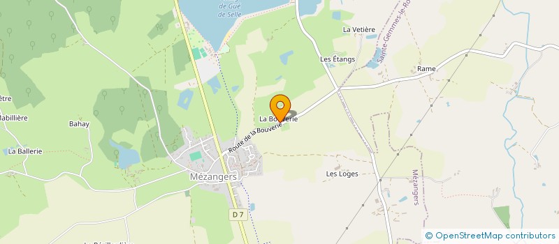 localisation de l'entreprise STAGE COMPETITION EQUESTRE MAYENNAISE  MEZANGERS