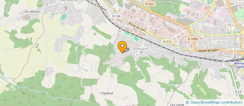 localisation de l'entreprise STAGE CORE 38  DOMARIN