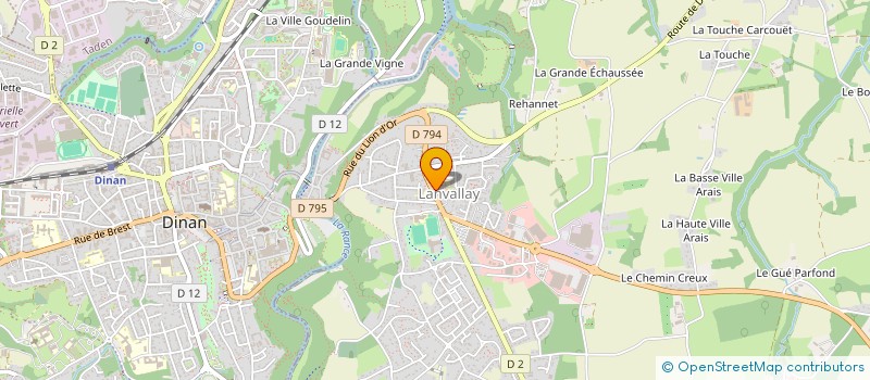localisation de l'entreprise STAGE HUCHET  LANVALLAY