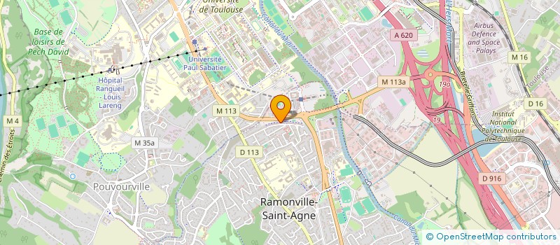 localisation de l'entreprise STAGE JUDO ETE TEMPLE SUR LOT  RAMONVILLE-SAINT-AGNE