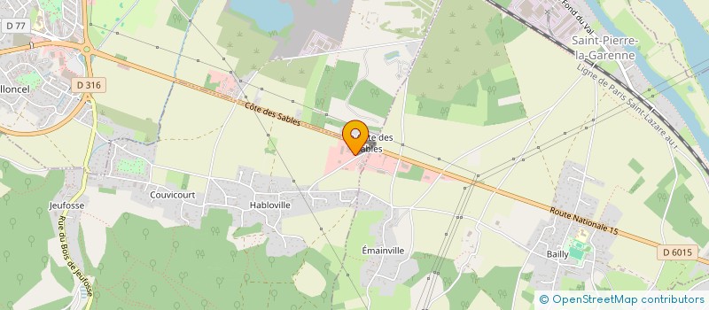 localisation de l'entreprise STAGE LOCATION TP  SAINT-AUBIN-SUR-GAILLON