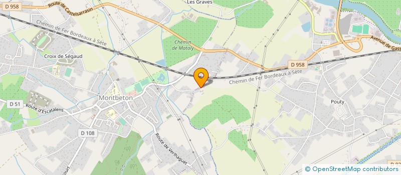 localisation de l'entreprise STAGE PERFORMANCE  CAZES-MONDENARD